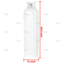 60 lbs. Steel Propane Cylinder with POL Valve DOT approved for for RV, Truck